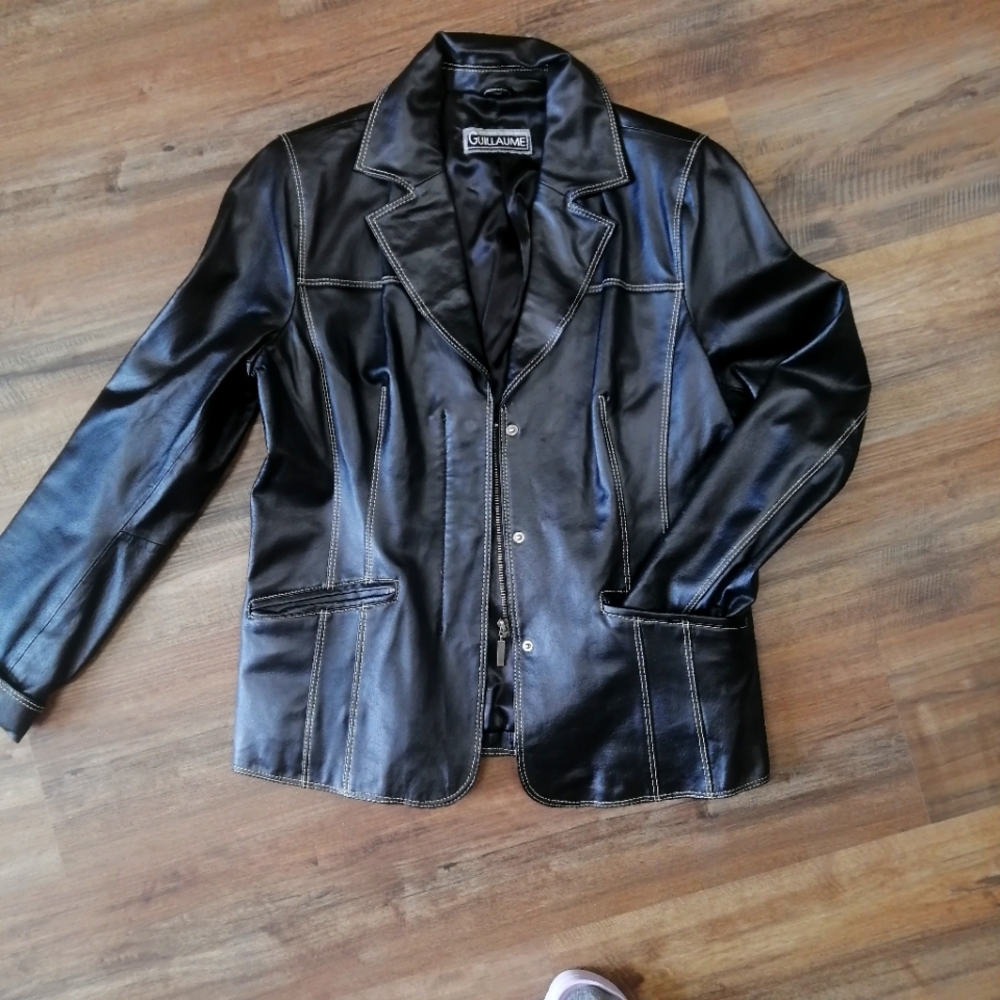 Guillaume 100% genuine leather jacket Medium